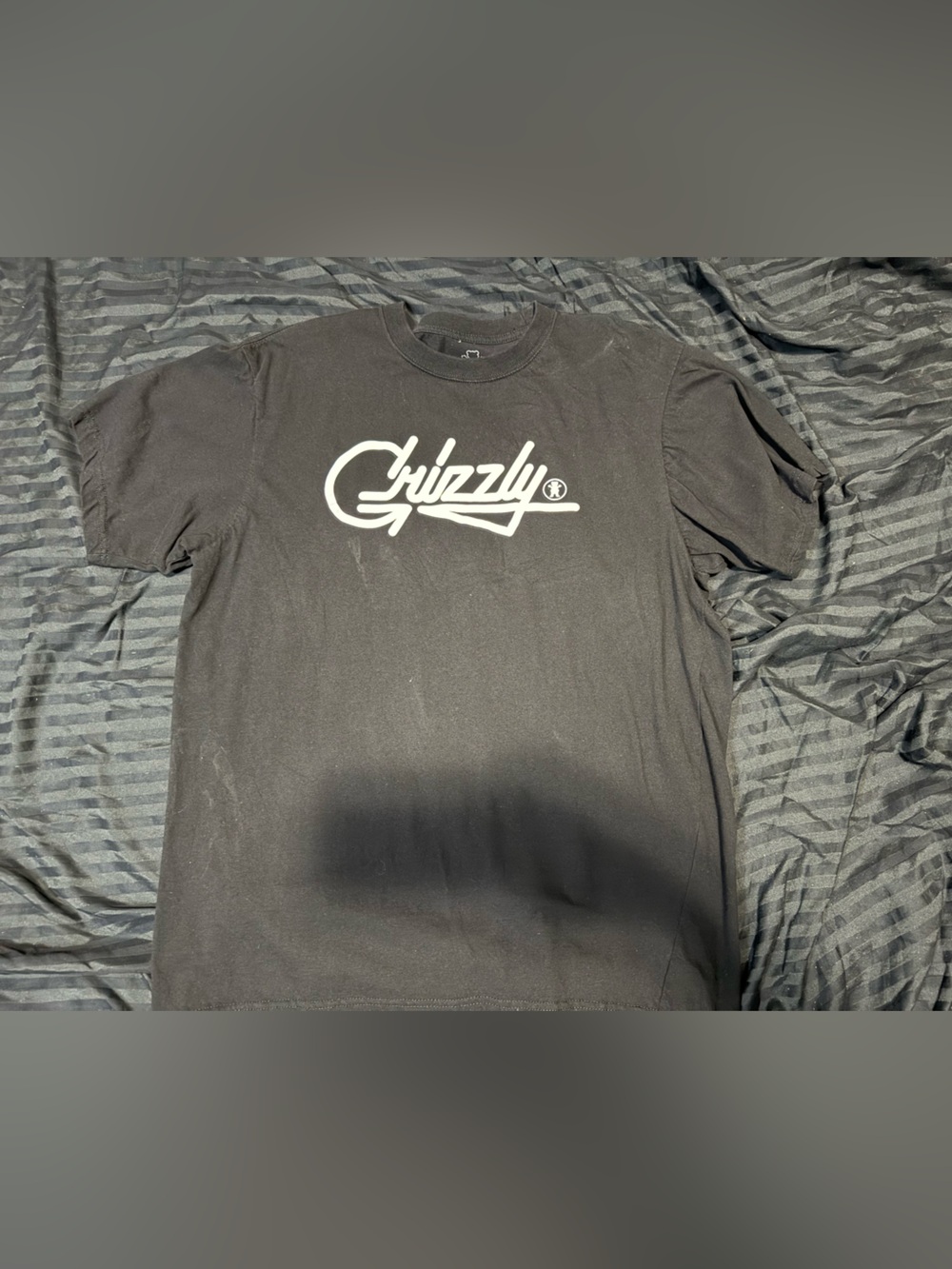 Grizzly Griptape Script Logo Black T-Shirt